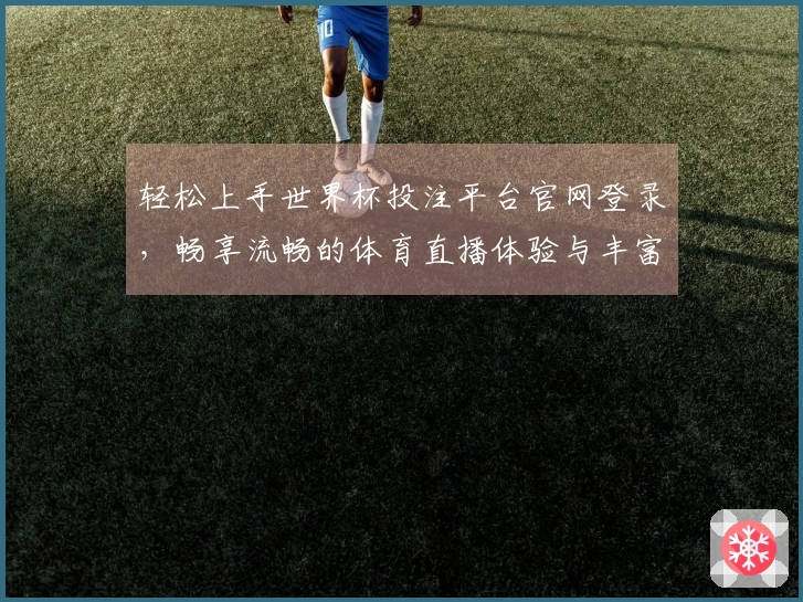 轻松上手世界杯投注平台官网登录，畅享流畅的体育直播体验与丰富功能介绍